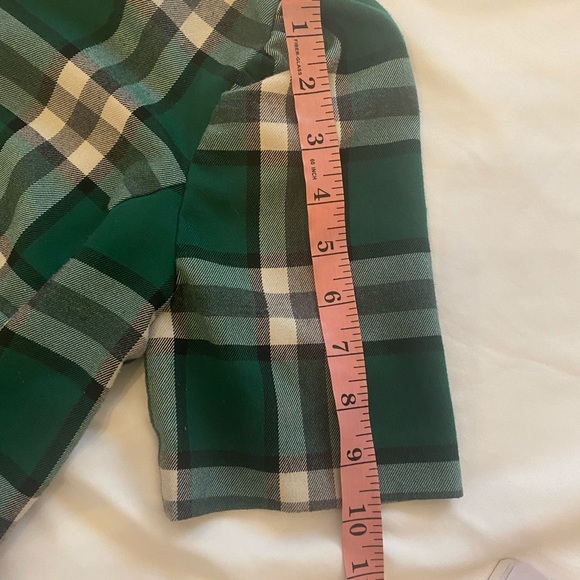 Eva Mendes GORGEOUS! Vintage Inspired Green Plaid Top - Size - Picture 7 of 9